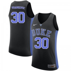 Men's Duke #30 Antonio Vrankovic Black Basketball Jerseys 961920-281