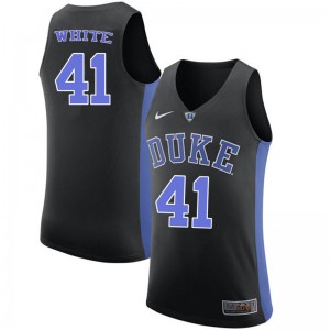 Men's Duke University #41 Jack White Black Stitched Jersey 197647-953
