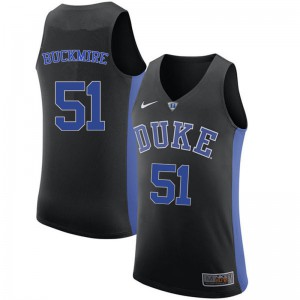 Men's Duke University #51 Mike Buckmire Black NCAA Jerseys 255493-807