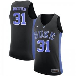 Mens Duke Blue Devils #31 Shane Battier Black University Jersey 939349-125