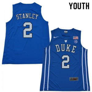 Youth Duke University #2 Cassius Stanley Blue Alumni Jersey 384517-148