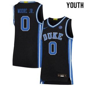 Youth Duke #0 Wendell Moore Jr. Black Stitched Jersey 771426-324